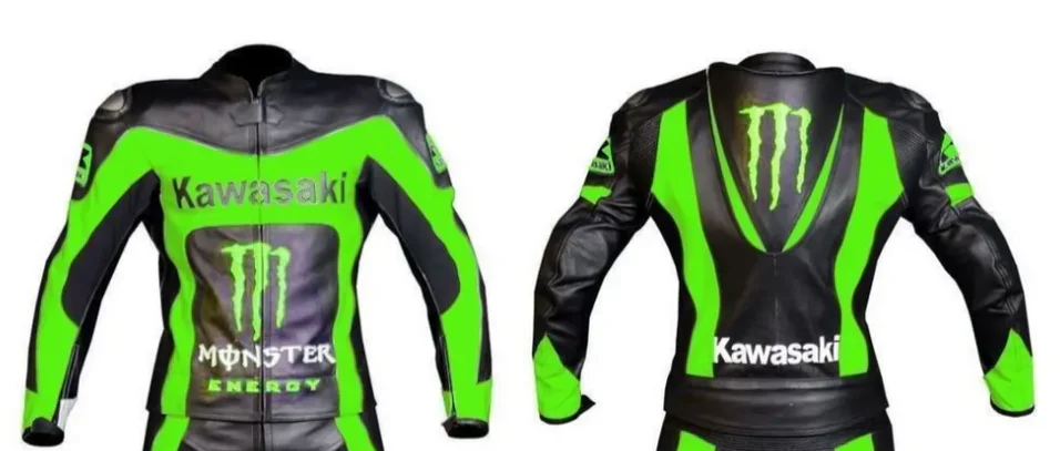 Kawasaki ninja leather jacket best sale