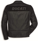 DUCATI BLACK MOTORCYCLE LEATHER RACING JACKET