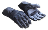 Motorcycle Black Kangaroo Probiker Street Leather Touch Screen Campatible Gloves