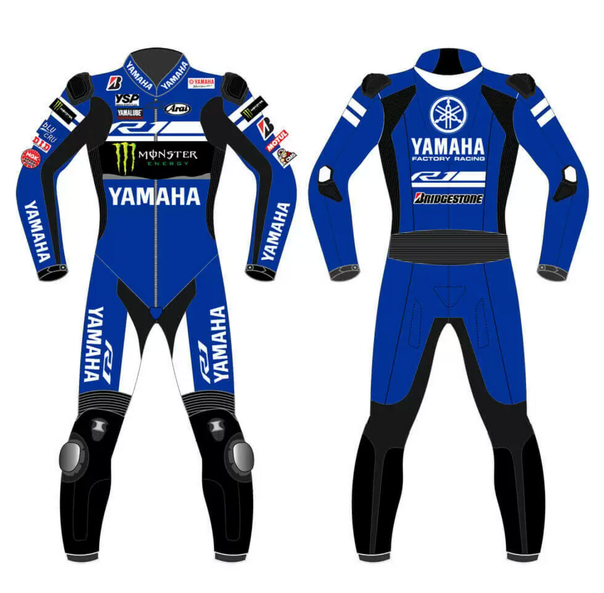 Yamaha Motorcycle Leather Racing Suit SPEEDYSTAR speedystar
