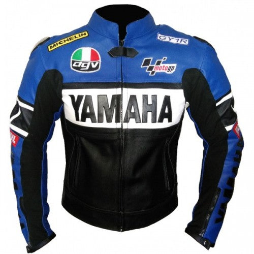 Yamaha Motorcycle Leather Racing Jacket | SPEEDYSTAR – speedystar