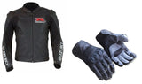 SUZUKI GSXR MOTORCYCLE LEATHER RACE JACKET