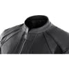 TRANSLATOR BLACK MOTORCYCLE PERFORATED LEATHER RACING JACKET