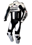 NEW WHITE LEATHER RACING SUIT CE APPROVED PROTECTION