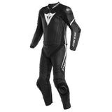 Laguna Seca Men Motorcycle Racing 2 PC Black Leather Suit