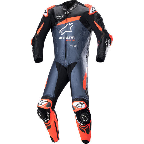 Alpinestars GP Plus V4 Motorcycle Blue Leather Race Suit