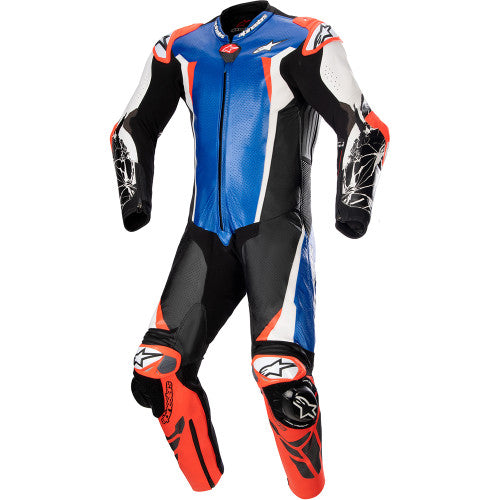 Alpinestars Racing Absolute V2 Blue Leather Race Suit
