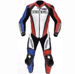 HONDA MOTORCYCLE LEATHER RACING SUIT SIZE US LARGE
