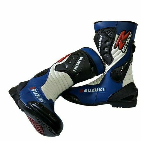 Suzuki Moto Wear Mens Motorcycle Riding Boots/Shoes