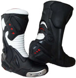 Mens Perforated Moto Wear Motorcycle Street Riding Boots/Shoes
