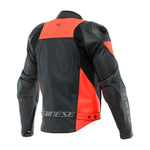 DAINESE PERFORATED MOTORCYCLE RED LEATHER RACING JACKET