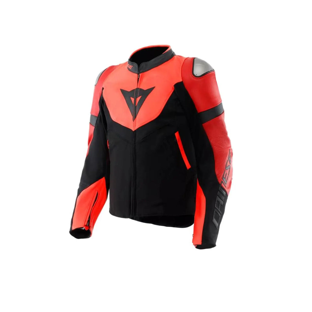 DAINESE LEATHER-TEX MOTORCYCLE LEATHER RACING JACKET