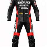 SUZUKI ECSTAR MOTORCYCLE LEATHER RACING SUIT