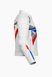 BMW MOTORRAD MOTORCYCLE WHITE LEATHER RACING JACKET