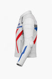 BMW MOTORRAD MOTORCYCLE WHITE LEATHER RACING JACKET