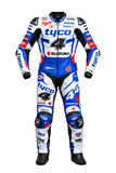 SUZUKI TYCO MOTORCYCLE LEATHER RACING SUIT