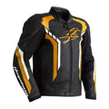 SUZUKI HAYABUSA ORANGE LEATHER RACING JACKET