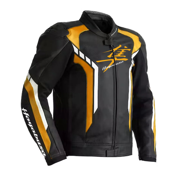 SUZUKI HAYABUSA MOTORCYCLE LEATHER RED RACING JACKET | speedystar SUZUKI HAYABUSA MOTORCYCLE LEATHER RED RACING JACKET | speedystar