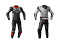 APRILIA MOTORCYCLE LEATHER RACING ONE PIECE GRAY SUIT SIZE US MEDIUM CLEARANCE SALE