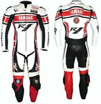 R1 RED LEATHER RACING SUIT CE APPROVED PROTECTION