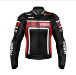 YAMAHA RED MOTORCYCLE LEATHER RACING JACKET
