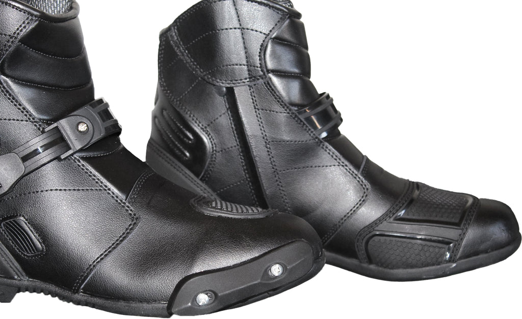 Motorcycle RSS1-T New Riding Black Vented Shoes/Boots