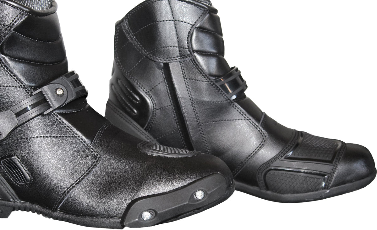 Motorcycle RSS1-T New Riding Black Vented Shoes/Boots