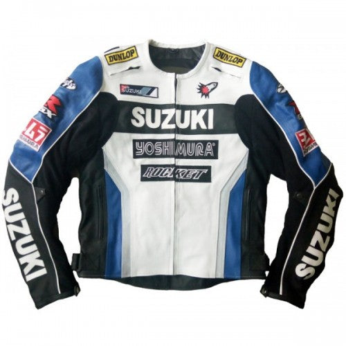 SUZUKI YOSHIMURA MOTORCYCLE LEATHER RACING JACKET
