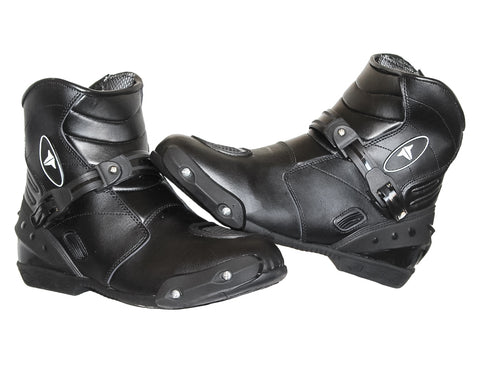 Motorcycle RSS1-T New Riding Black Vented Shoes/Boots