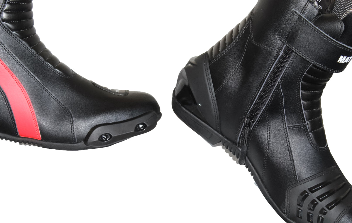 Motorcycle New Riding SS6015 Red CE Rated Shoes/Boots
