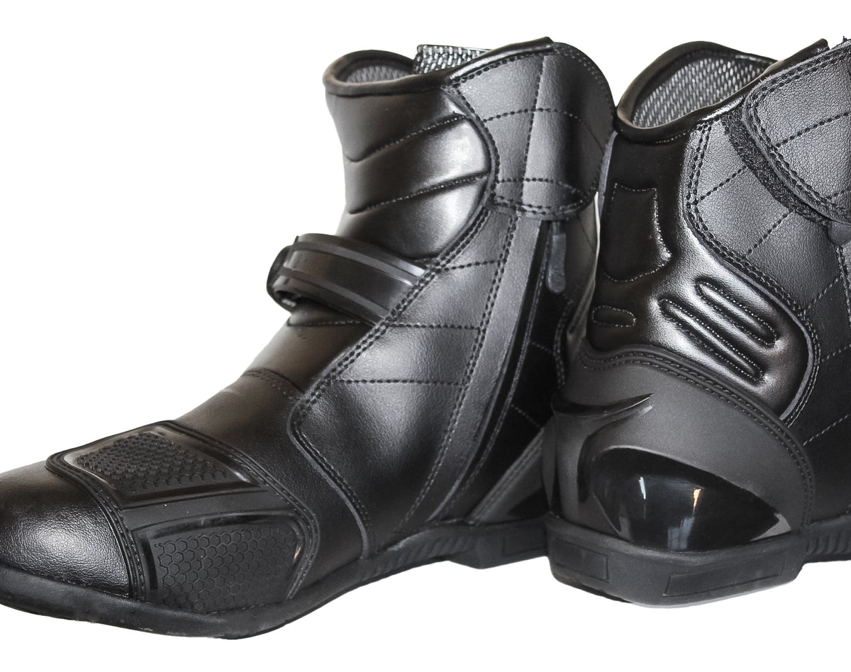 Motorcycle RSS1-T New Riding Black Vented Shoes/Boots
