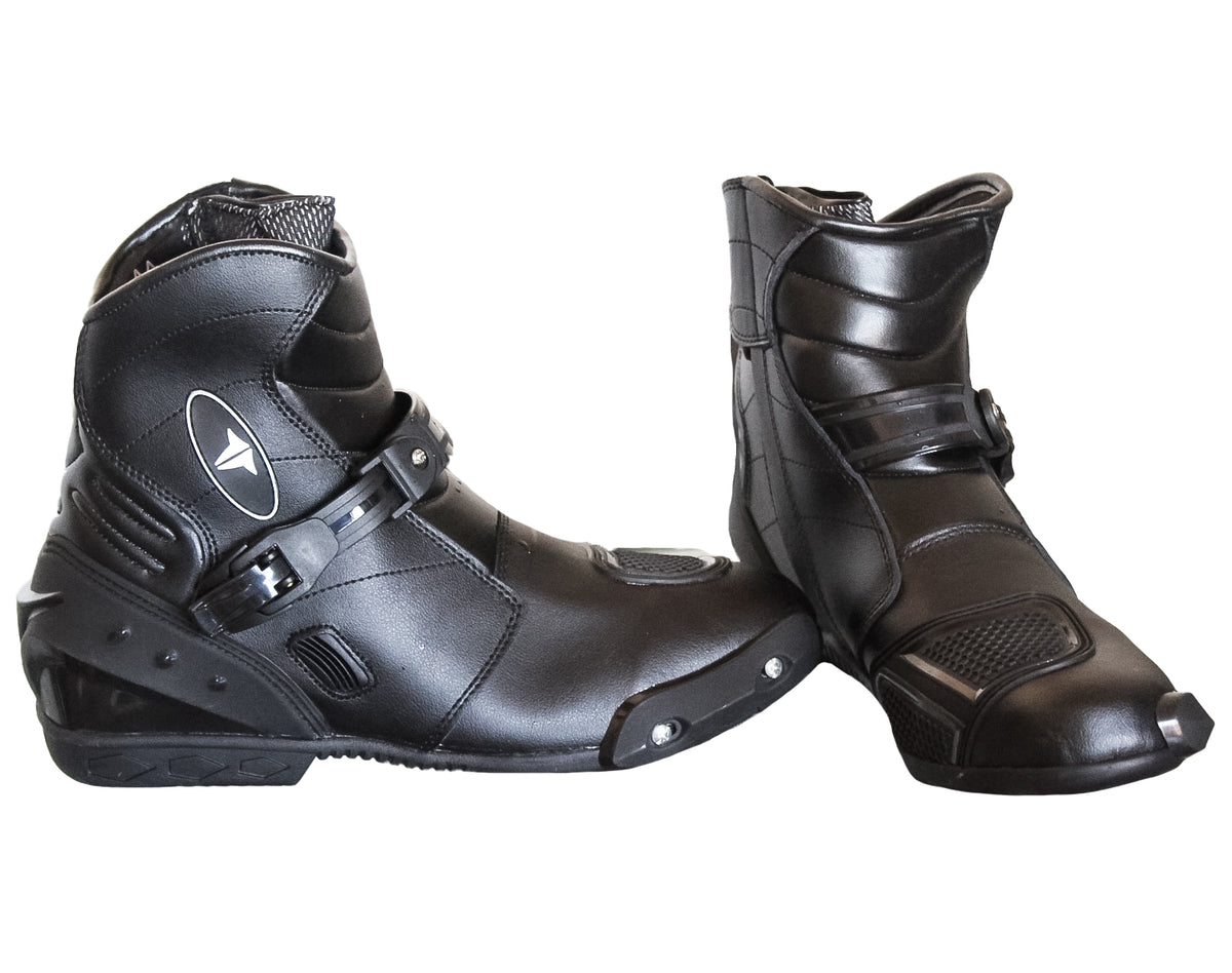 Motorcycle RSS1-T New Riding Black Vented Shoes/Boots