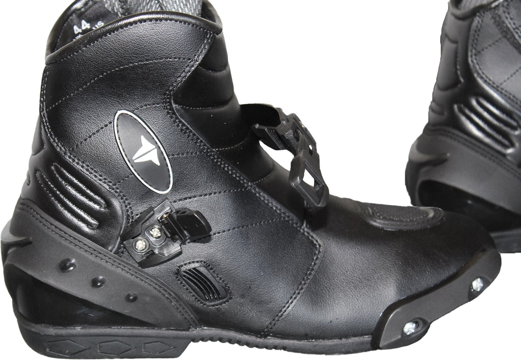 Motorcycle RSS1-T New Riding Black Vented Shoes/Boots