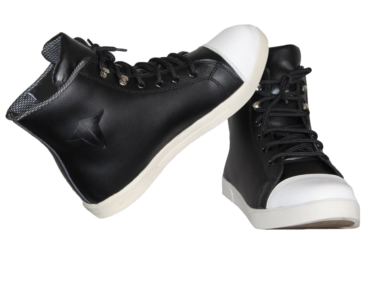 Motorcycle Casual Sneaker Riding Boots Shoes All Sizes