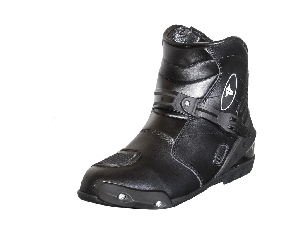 Motorcycle RSS1-T New Riding Black Vented Shoes/Boots