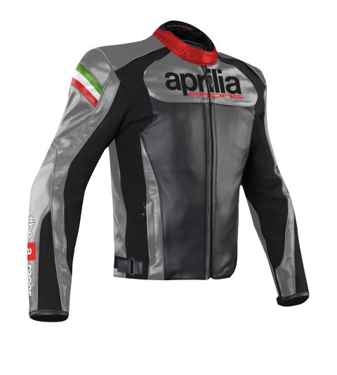 aprilia motorcycle silver jacket