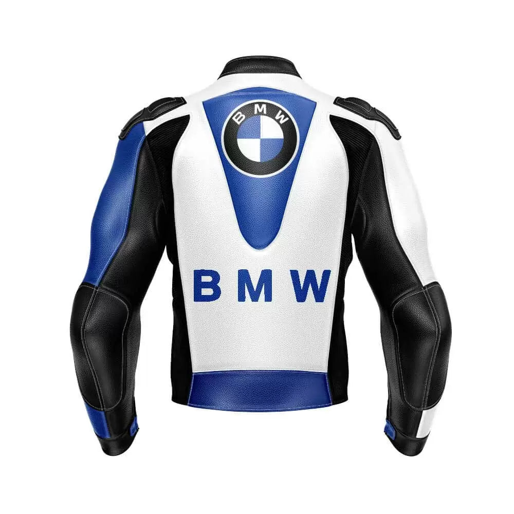 BMW BLUE LEATHER RACING JACKET