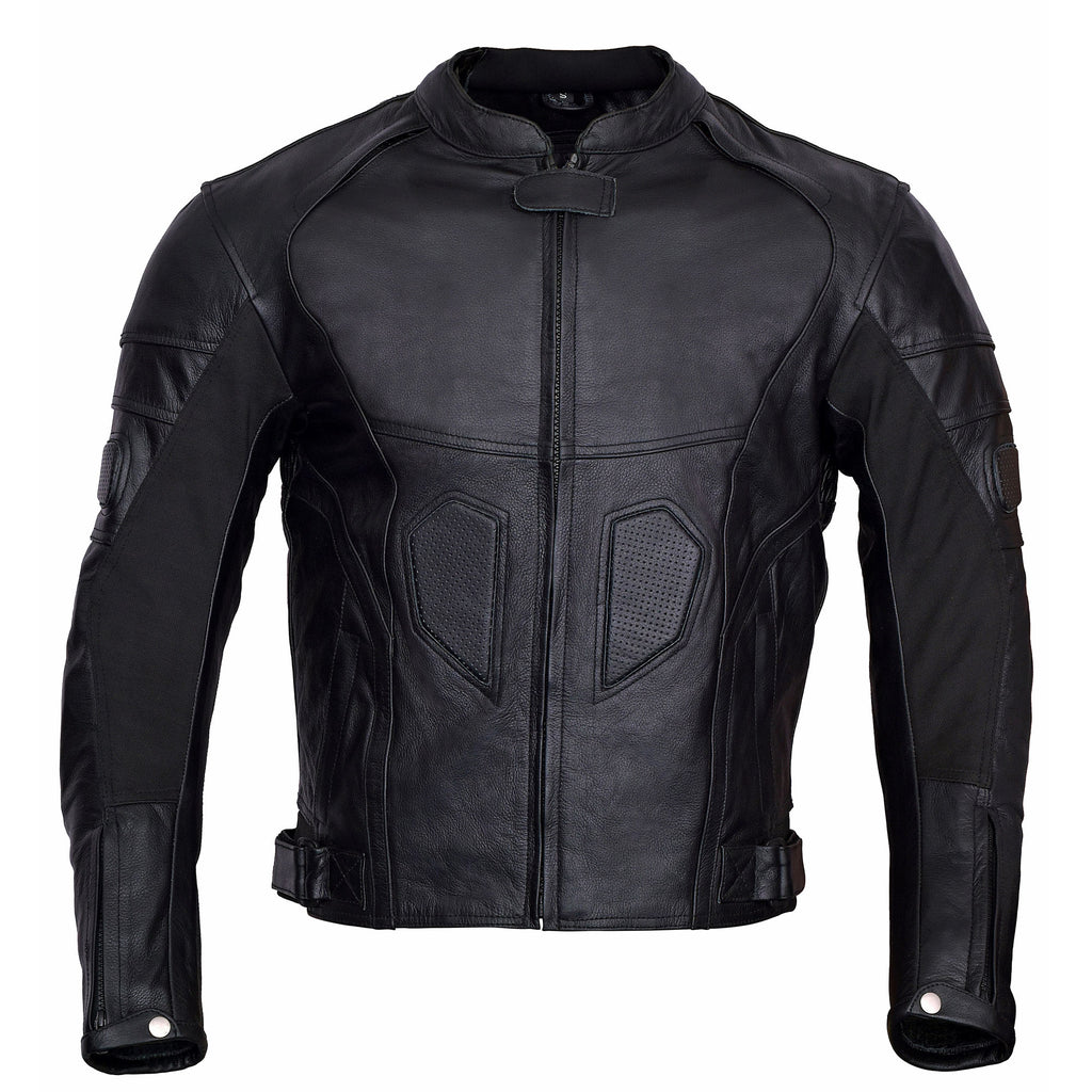 CLASSIC MEN MOTORCYCLE LEATHER RACING JACKET