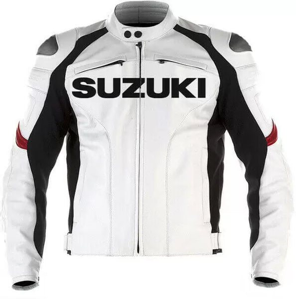 Suzuki GSXR Leather racing Jacket speedystar