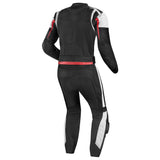 2 PC MEN MOTORCYCLE LEATHER RACING SUIT