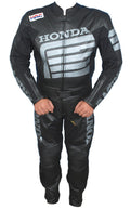 HONDA MOTORCYCLE BLACK LEATHER RACING SUIT SIZE XXL