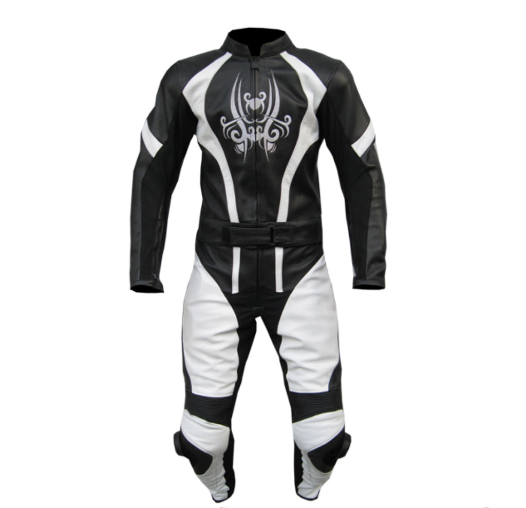 MOTORCYCLE SPIDER MAN LEATHER RACING SUIT