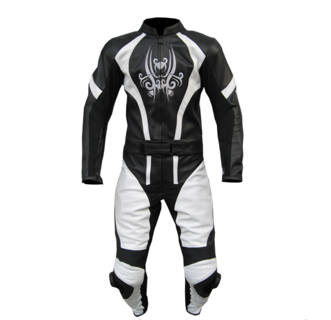 MOTORCYCLE SPIDER MAN LEATHER RACING SUIT