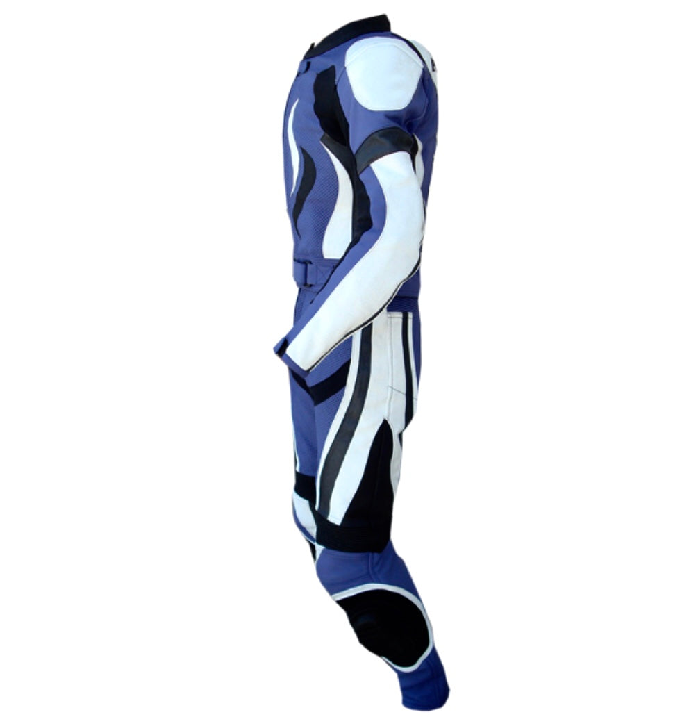 NEW FLAX MOTORCYCLE LEATHER RACING SUIT