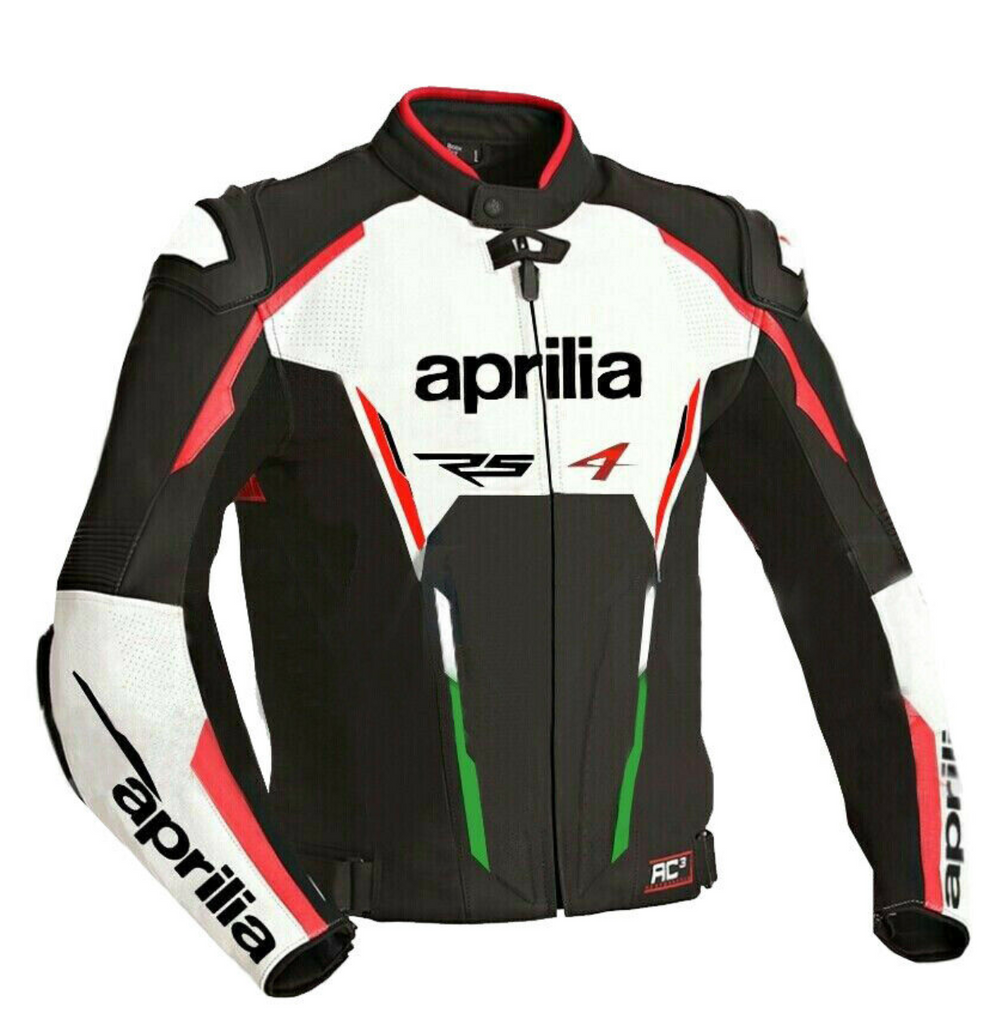 Aprilia leather hot sale motorcycle jacket