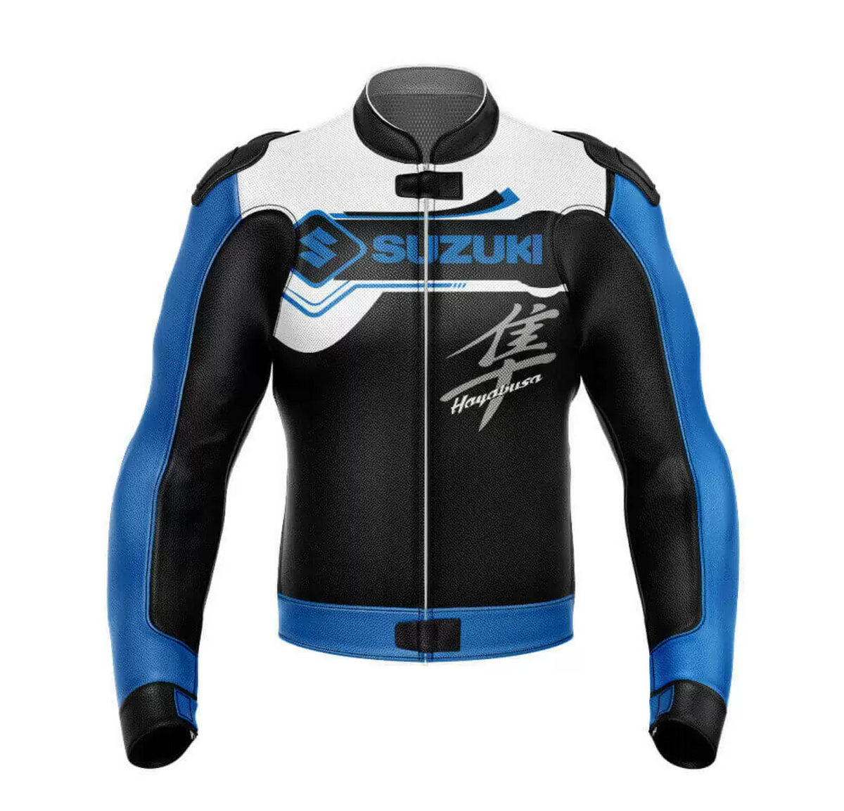 SUZUKI HAYABUSA MOTORCYCLE LEATHER RACING JACKET