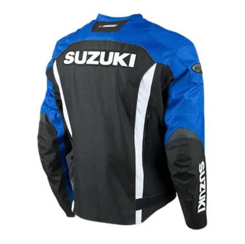 Suzuki Motorcycle Leather racing Jacket SPEEDYSTAR – speedystar