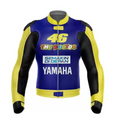 46 MEN MOTORCYCLE LEATHER RACING JACKET