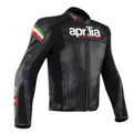 APRILIA BLACK KNIGHT MOTORCYCLE LEATHER RACING JACKET