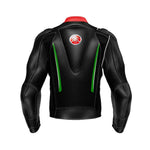 SUZUKI BLACK LEATHER RACING JACKET